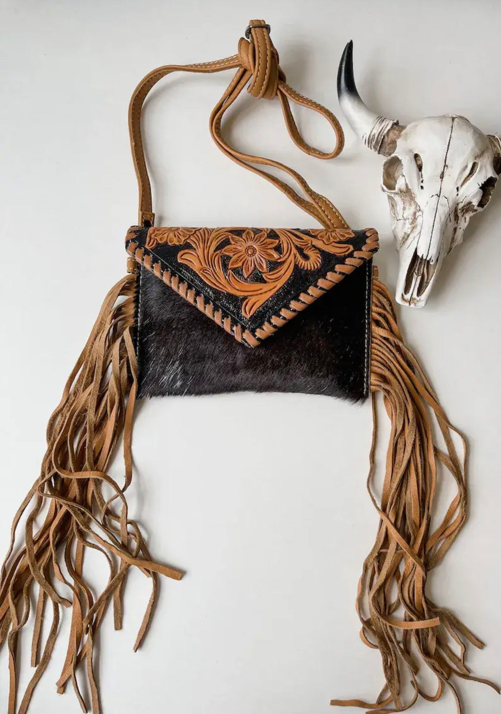 Tooled Crossbody