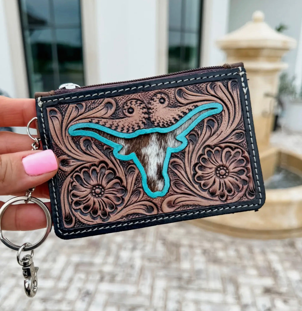 Longhorn Keychain Wallet