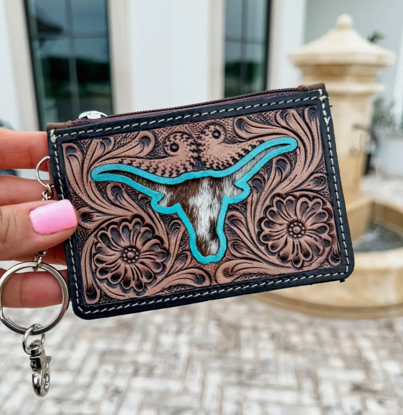 Longhorn Keychain Wallet