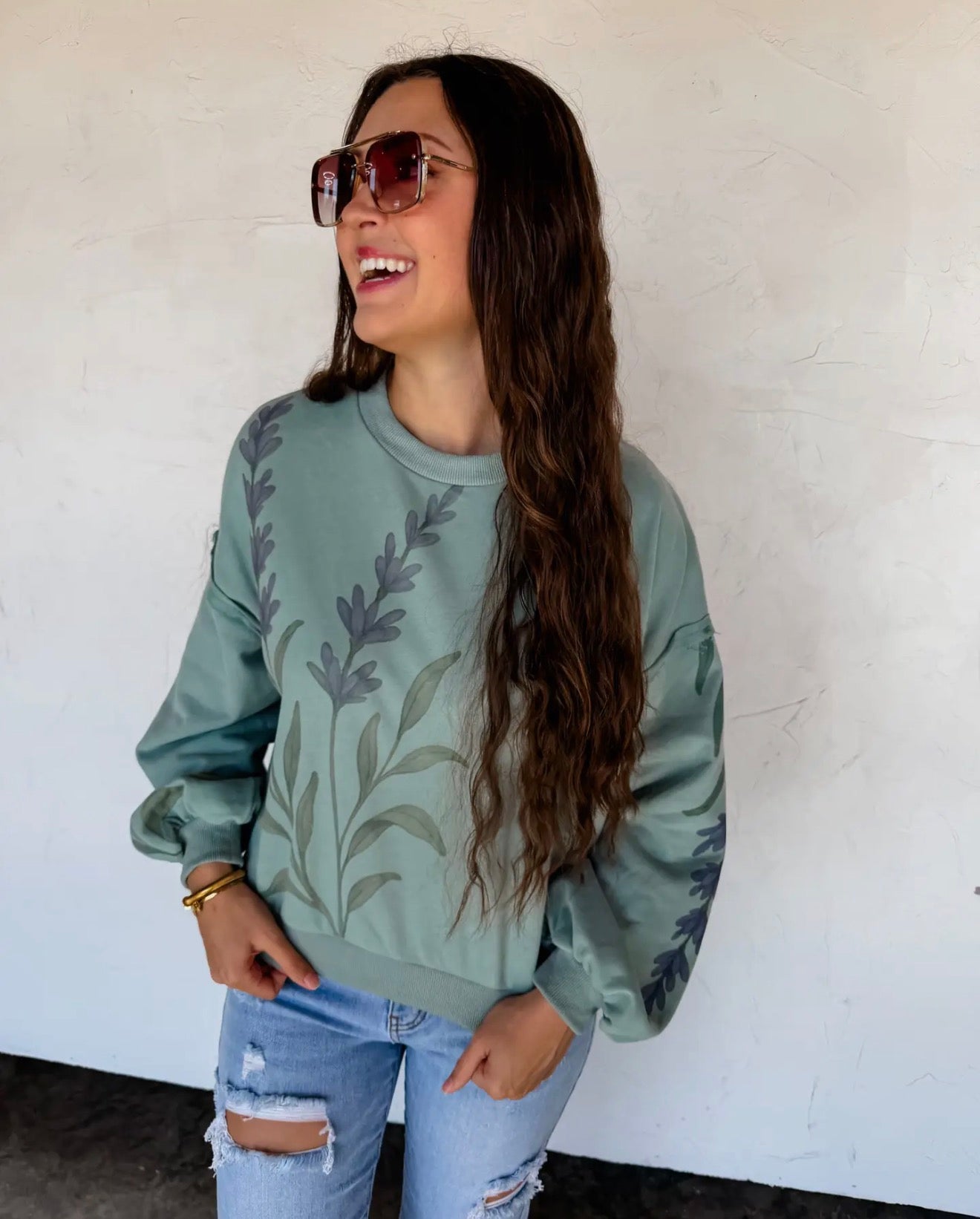 Floral Pullover