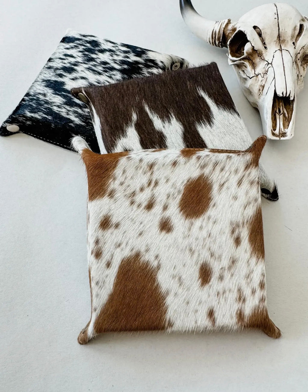 Cowhide & Leather tray
