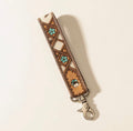 Leather & hide keychain