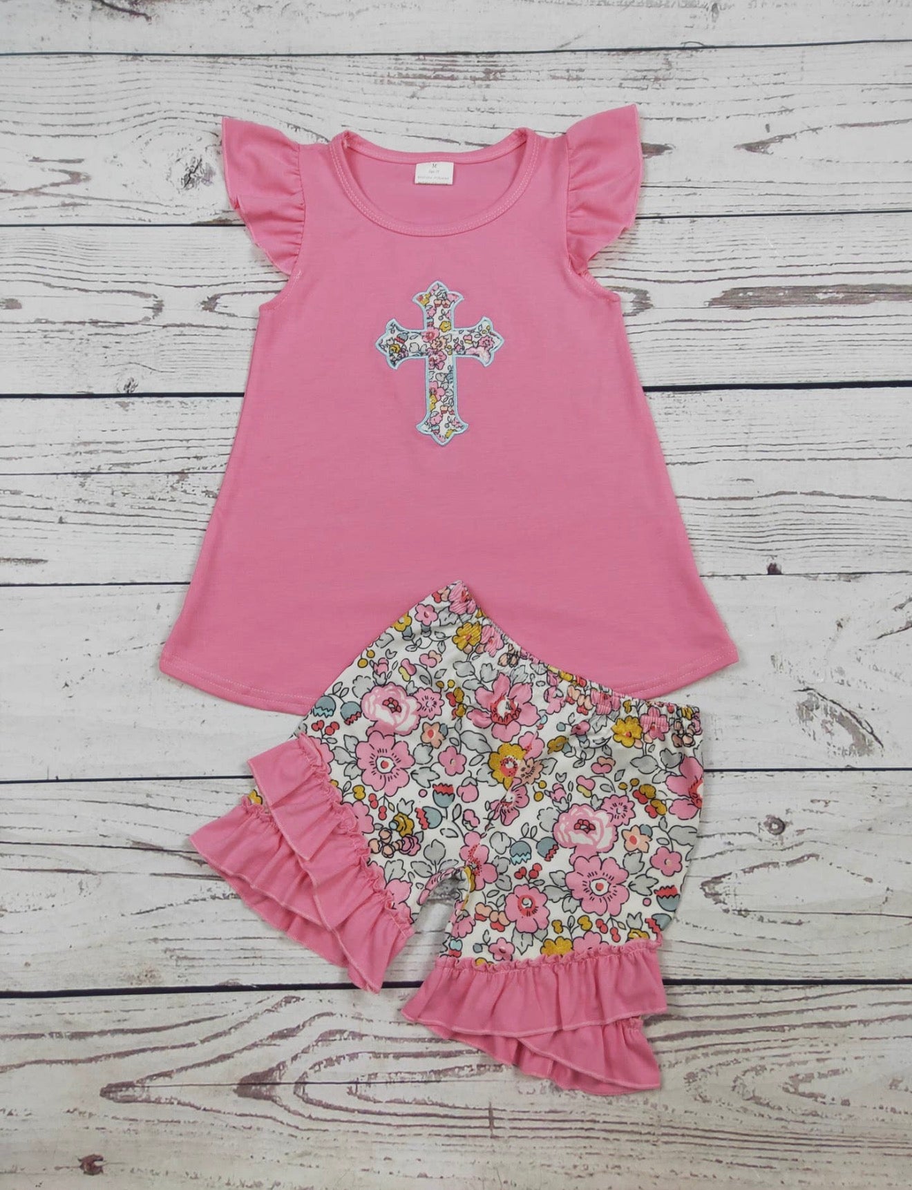 Cross Floral Set