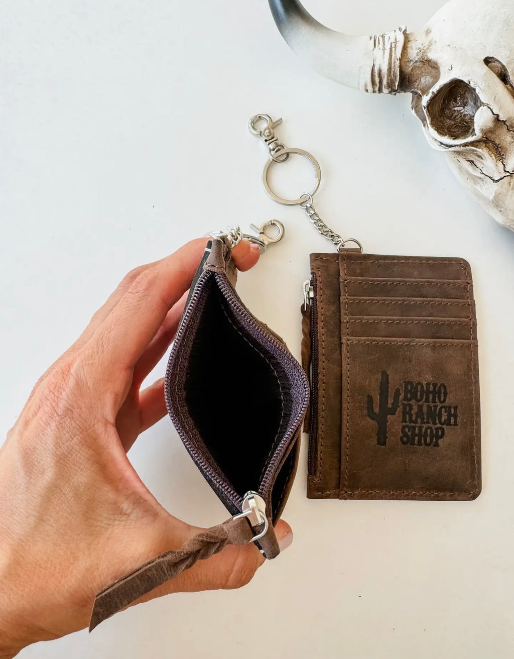 Longhorn Keychain Wallet