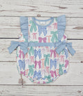 Colorful Bows Romper