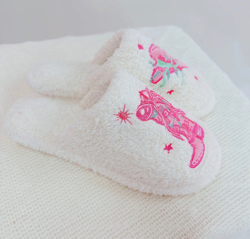 Boots & Bows slippers