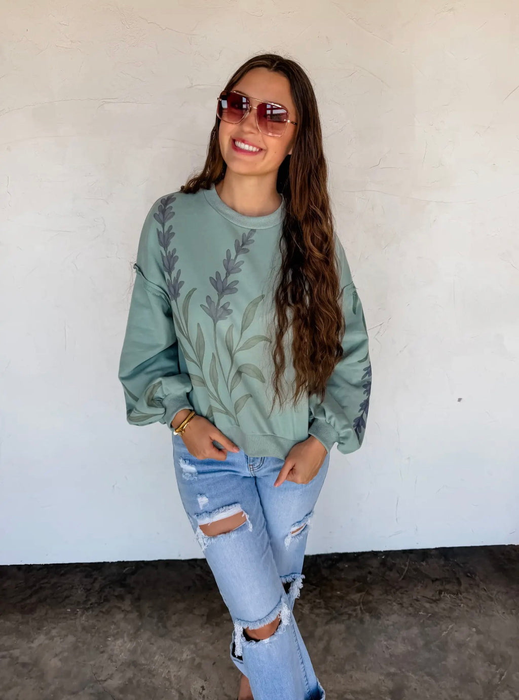 Floral Pullover