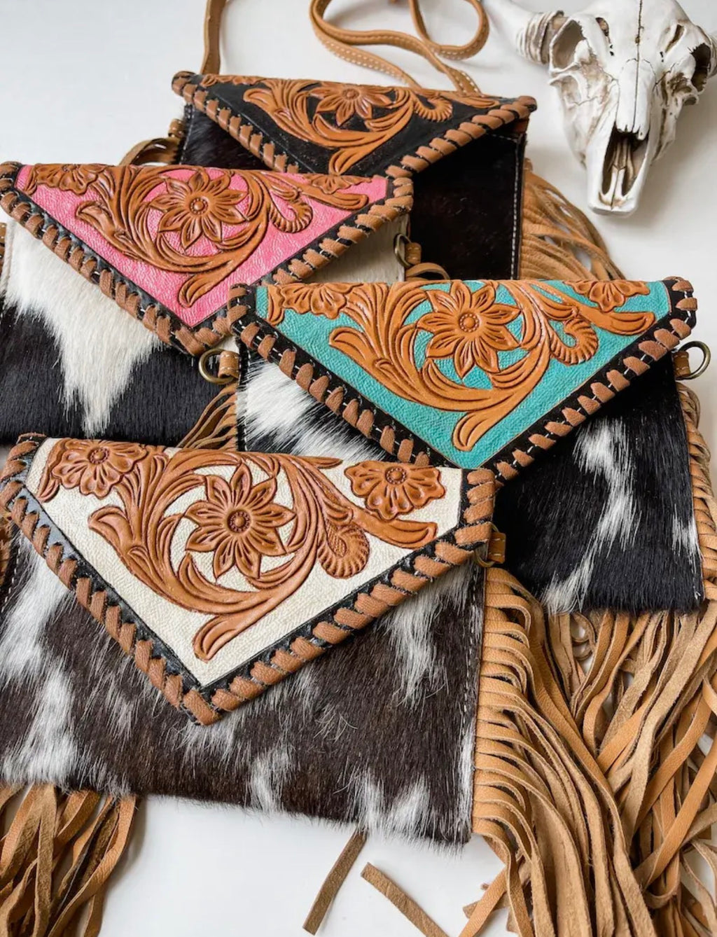 Tooled Crossbody