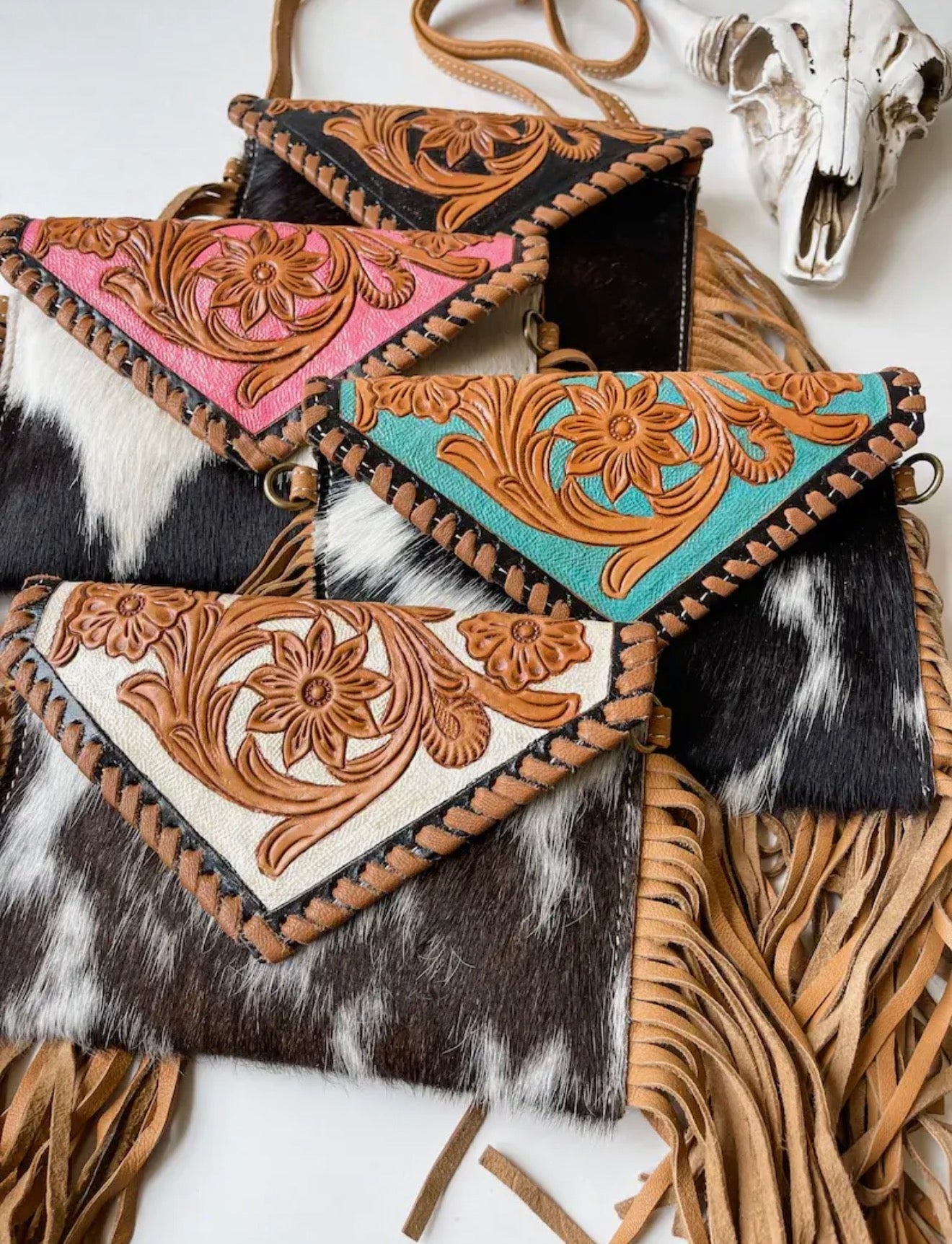 Tooled Crossbody