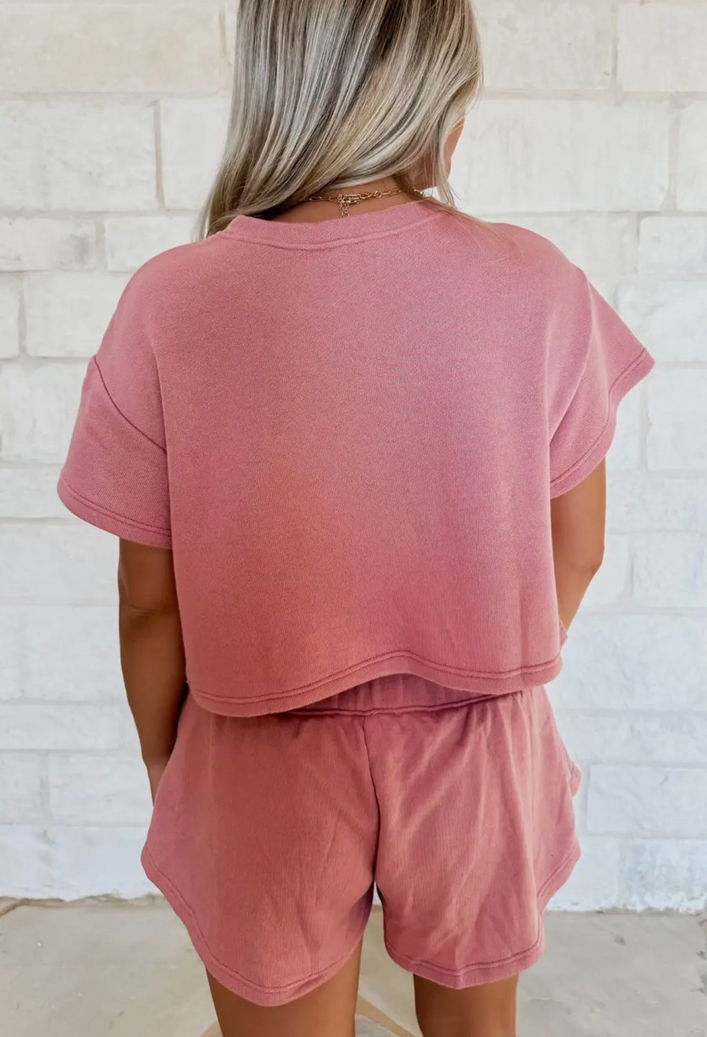 Cropped Tee & Ruffle Skort