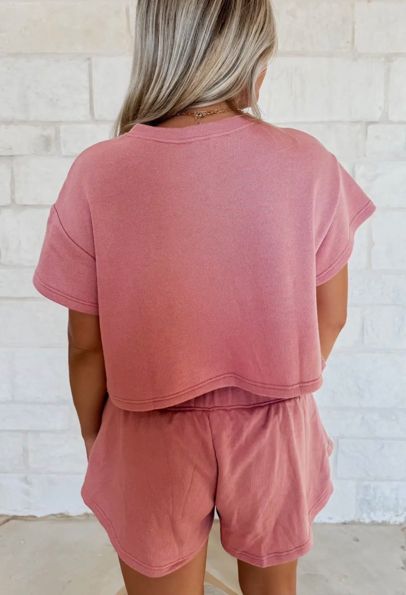 Cropped Tee & Ruffle Skort